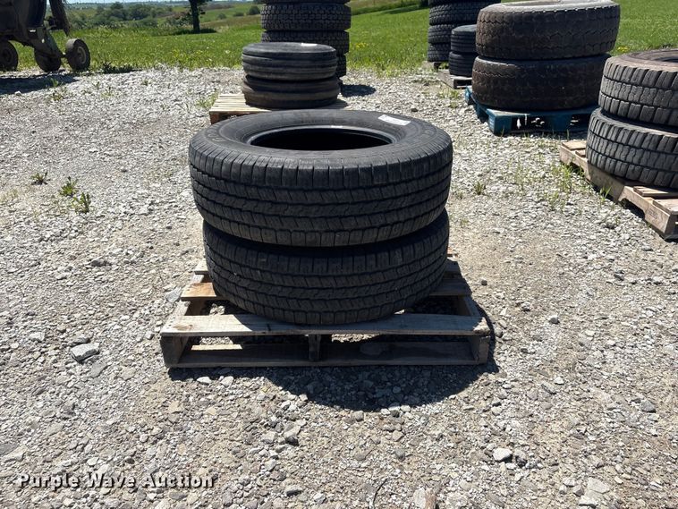 image for item EI5879 (2) Goodyear Wrangler P265/70R17 tires