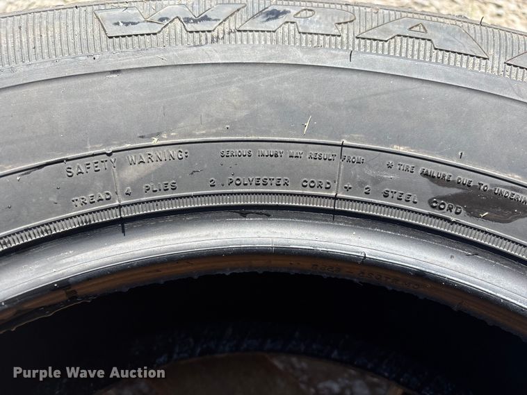 image for item EI5879 (2) Goodyear Wrangler P265/70R17 tires