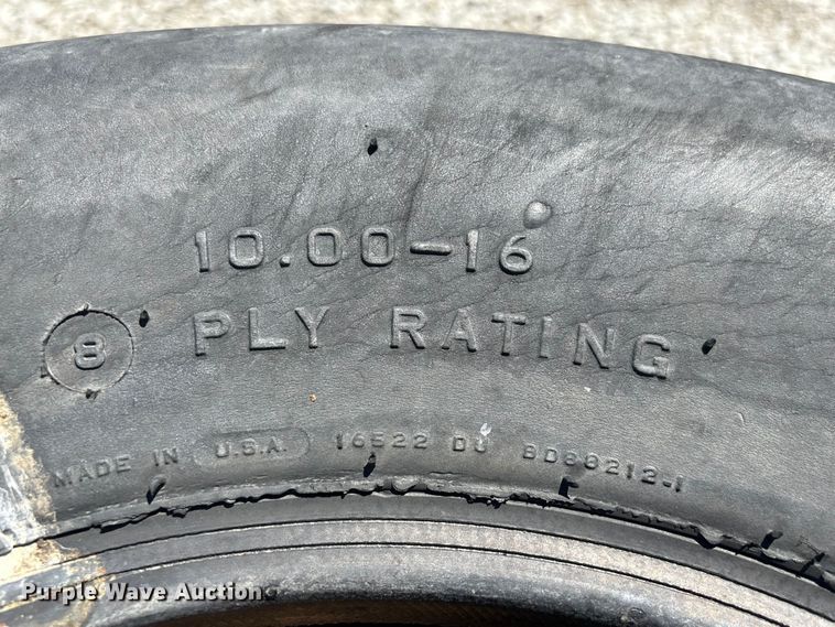 image for item EI5881 (2) 10.00-16 tires