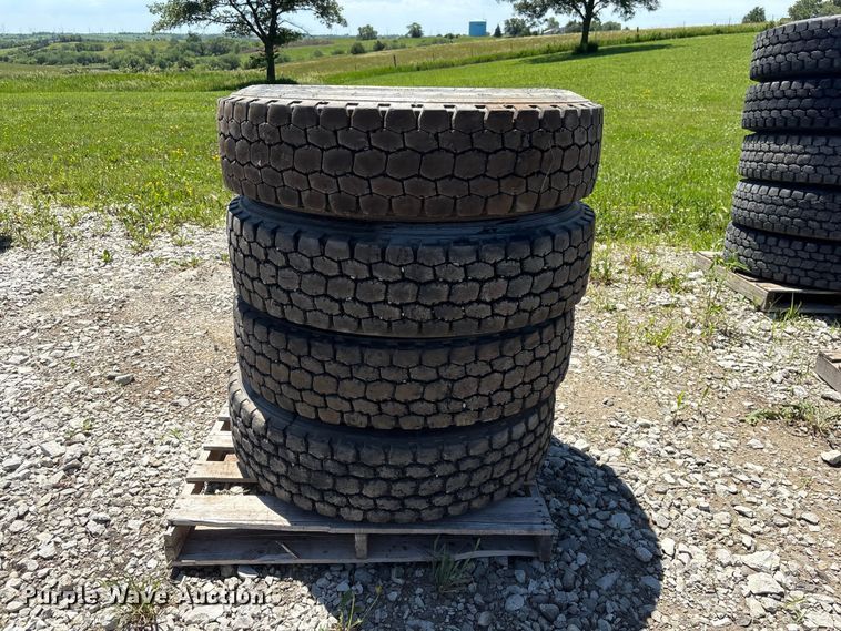 image for item EI5882 (4) Dayton D620D 11R22.5 tires