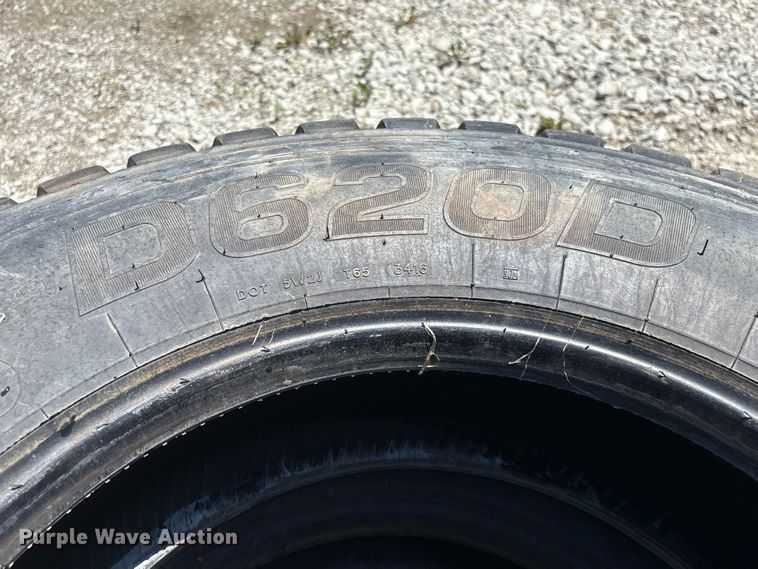 image for item EI5882 (4) Dayton D620D 11R22.5 tires