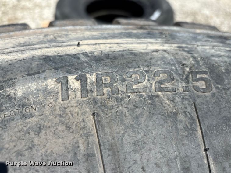 image for item EI5882 (4) Dayton D620D 11R22.5 tires