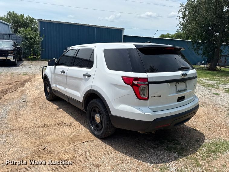 image for item EN0314 2015 Ford Explorer Police SUV