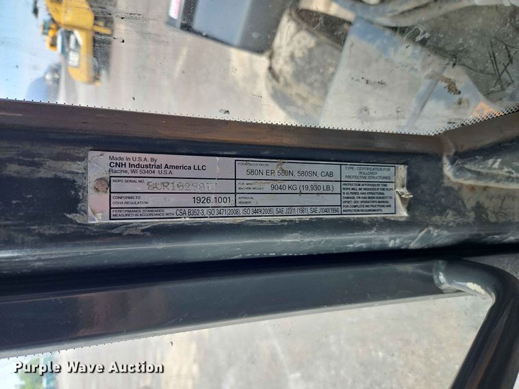 image for item EO7462 2021 Case 580SN backhoe