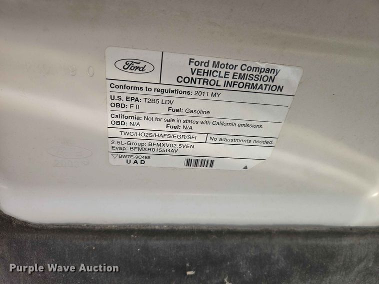image for item EO7469 2011 Ford Fusion 