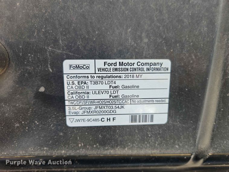 image for item EO7473 2018 Ford F150 Police Responder Crew Cab pickup truck