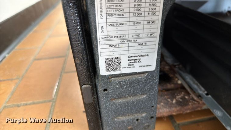 image for item EQ8022 General Electric JGBS6OREF1SS oven