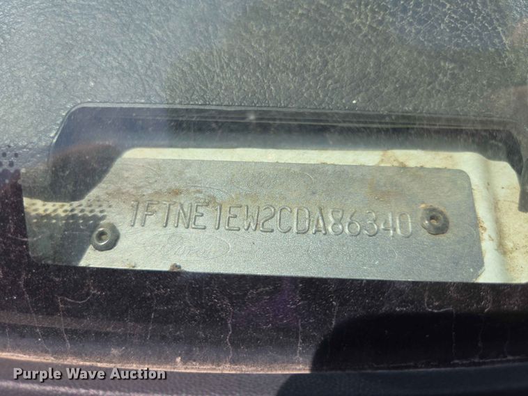 image for item ER1671 2012 Ford E150 van
