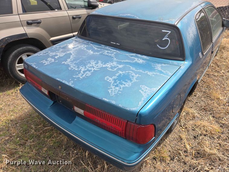 image for item ER1699 1992 Mercury Cougar 