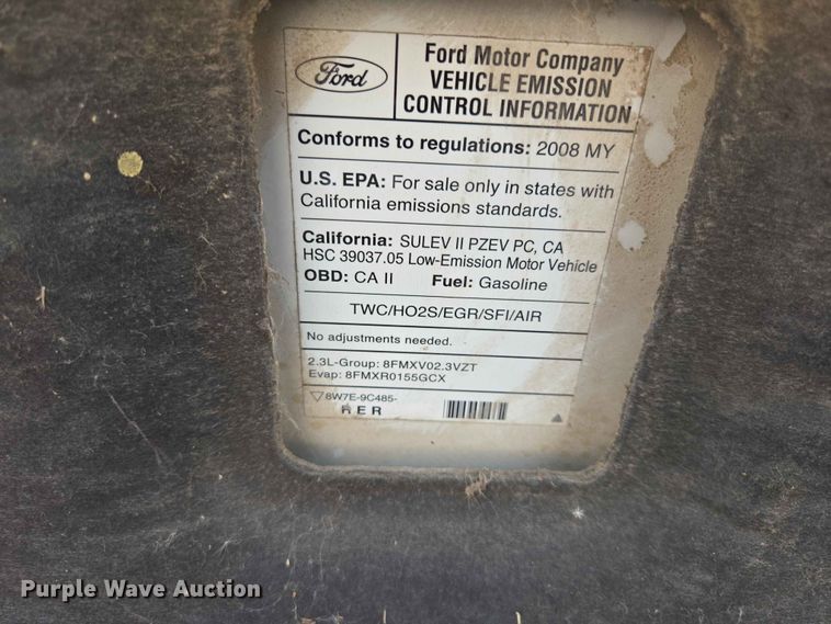 image for item ER1702 2008 Ford Fusion 
