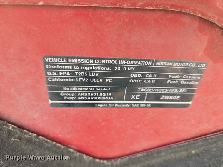 image for item ER1703 2010 Nissan Versa 