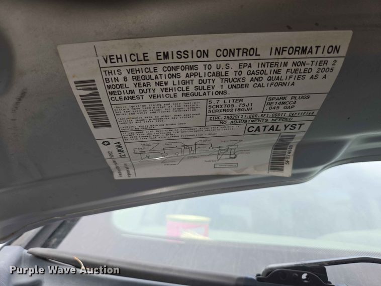 image for item ER1706 2005 Dodge Durango SUV