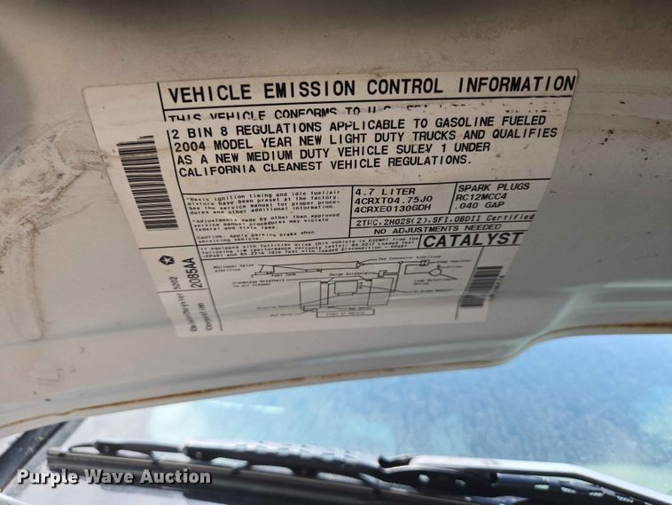 image for item ER1709 2004 Dodge Durango SUV