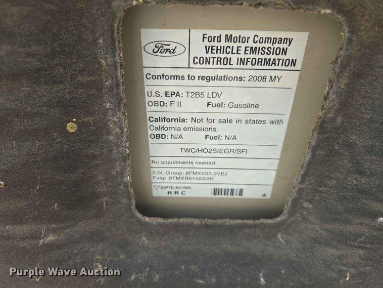 image for item ER1722 2008 Ford Fusion 