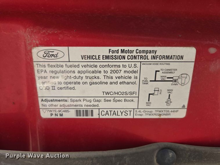 image for item ER1724 2007 Ford F150 pickup truck