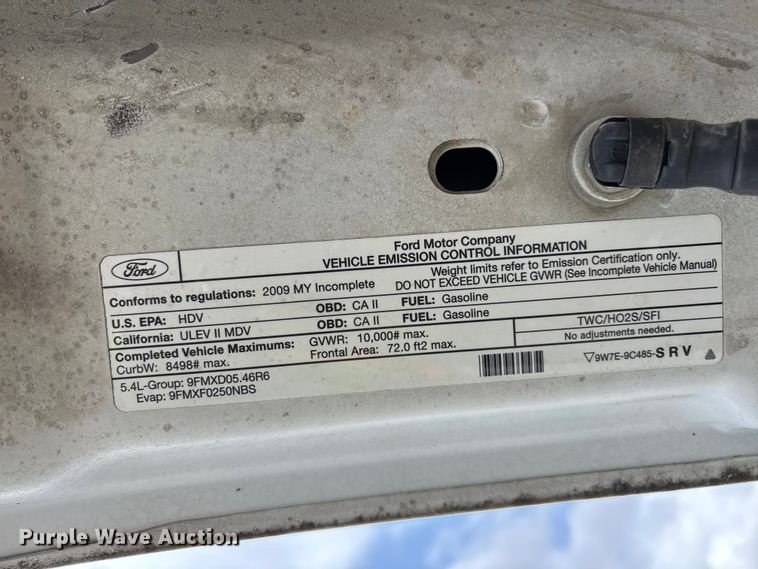 image for item ER7625 2009 Ford F250 Super Duty utility bed pickup truck