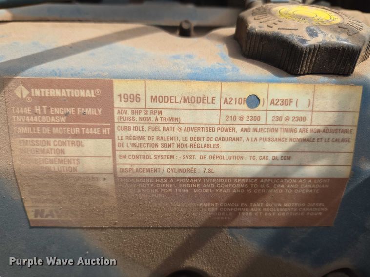 image for item ET5174 1997 International 4700 dump truck