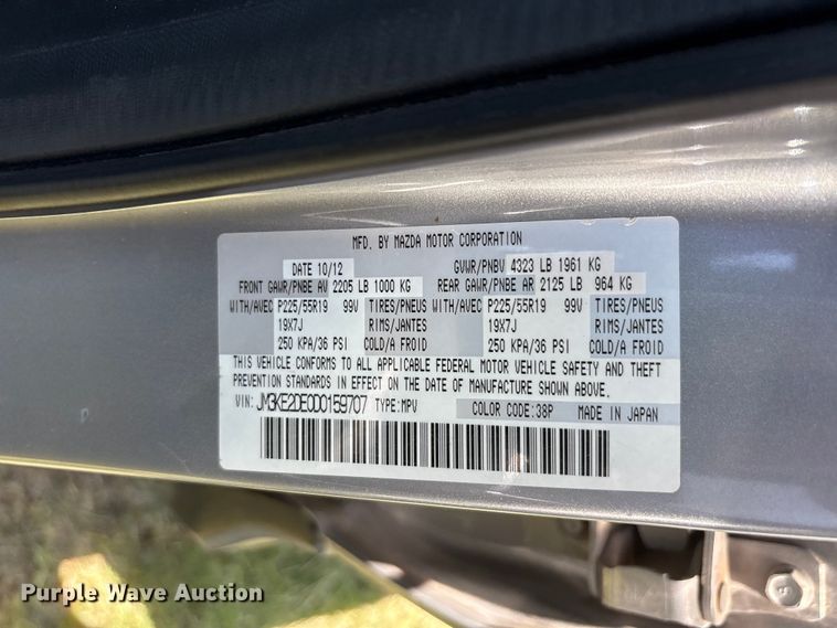 image for item EU5636 2013 Mazda CX-5 SUV