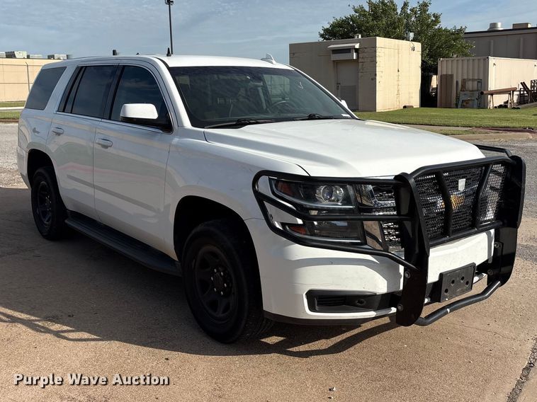 image for item EU5640 2017 Chevrolet Tahoe Police SUV