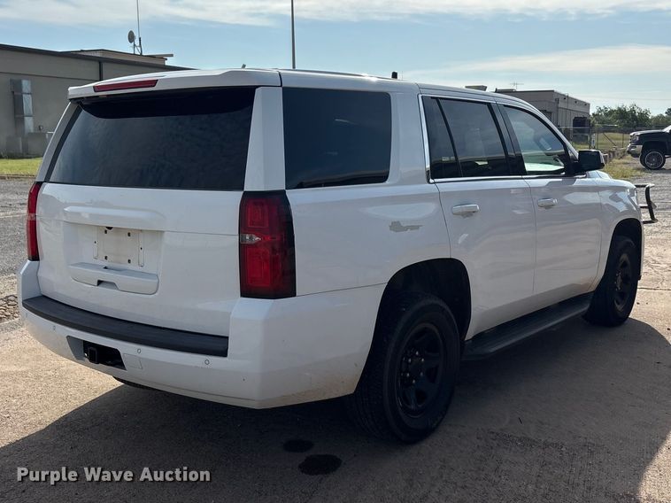 image for item EU5640 2017 Chevrolet Tahoe Police SUV