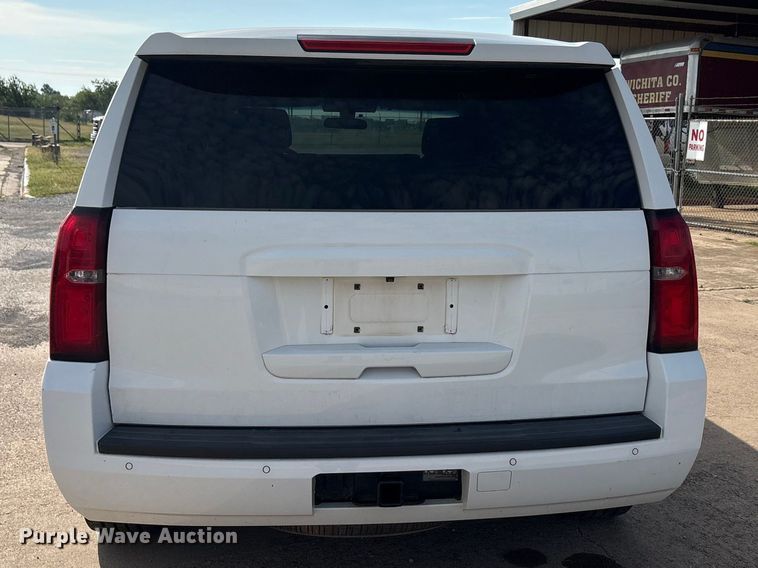 image for item EU5640 2017 Chevrolet Tahoe Police SUV