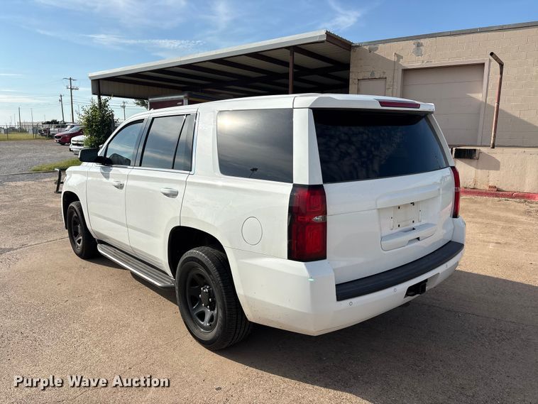 image for item EU5640 2017 Chevrolet Tahoe Police SUV