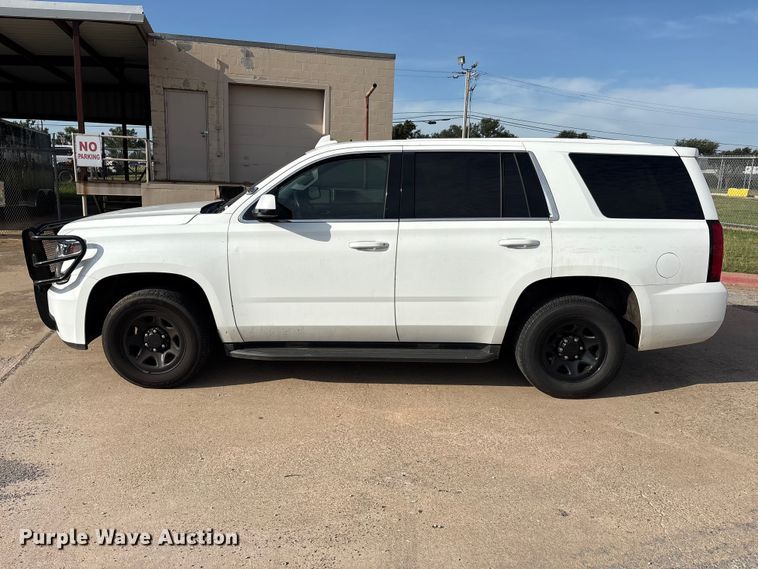 image for item EU5640 2017 Chevrolet Tahoe Police SUV