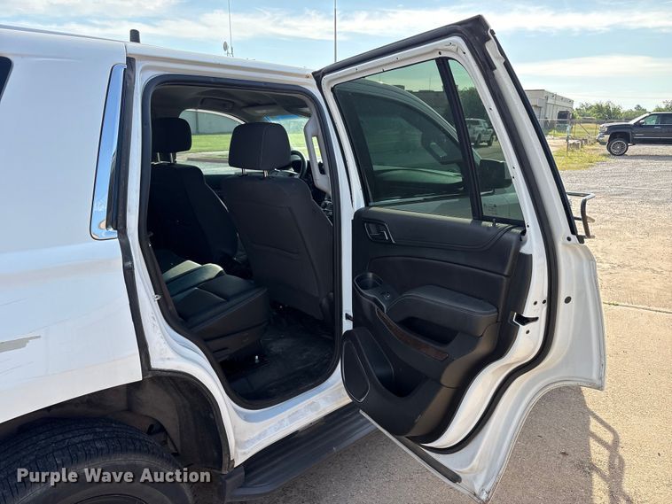 image for item EU5640 2017 Chevrolet Tahoe Police SUV