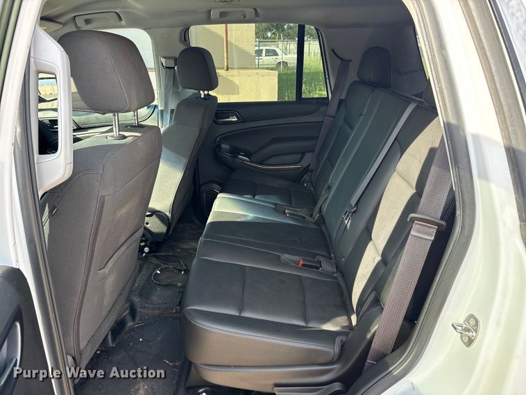 image for item EU5640 2017 Chevrolet Tahoe Police SUV