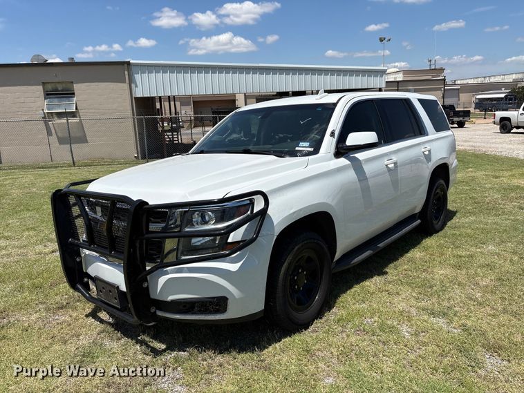 image for item EU5642 2017 Chevrolet Tahoe Police SUV