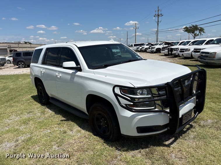 image for item EU5642 2017 Chevrolet Tahoe Police SUV