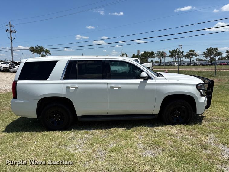 image for item EU5642 2017 Chevrolet Tahoe Police SUV