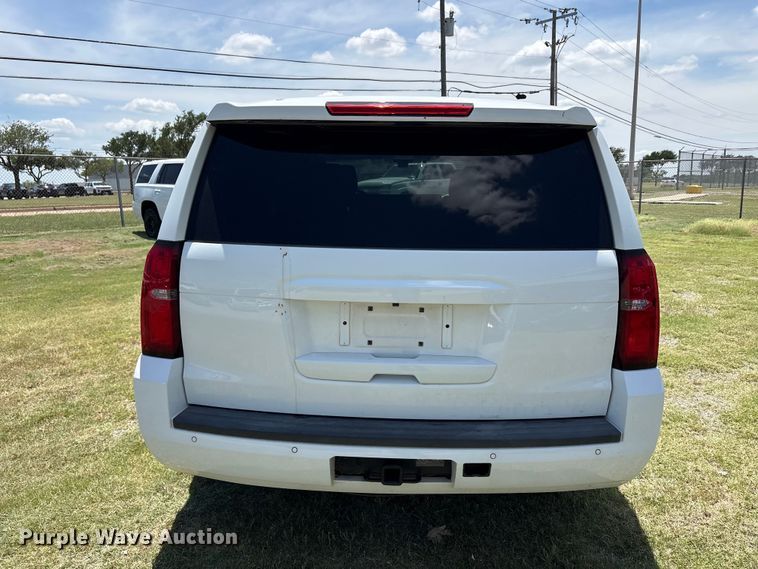 image for item EU5642 2017 Chevrolet Tahoe Police SUV