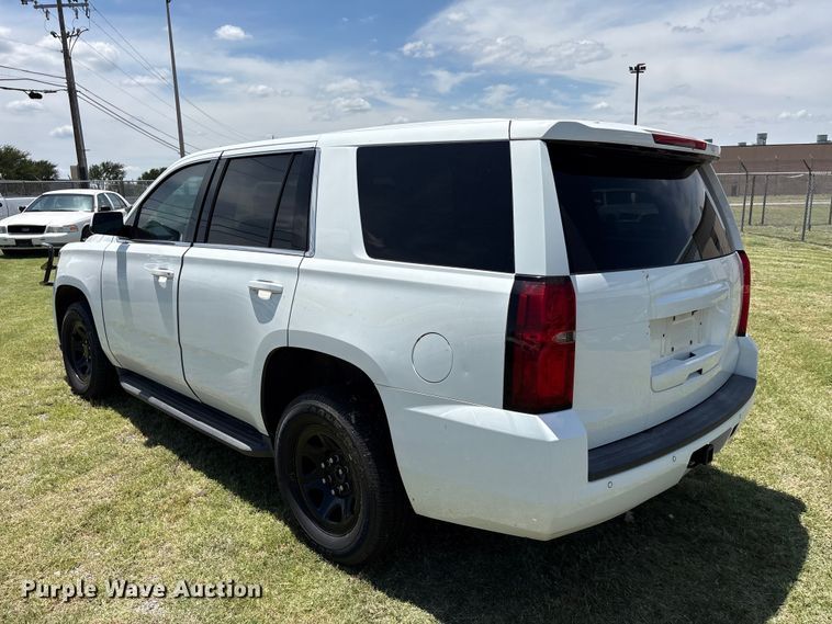 image for item EU5642 2017 Chevrolet Tahoe Police SUV