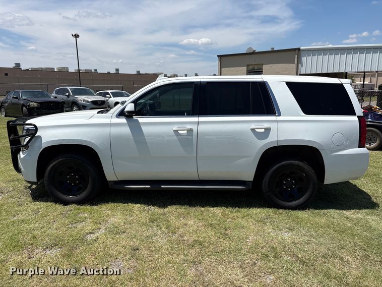 image for item EU5642 2017 Chevrolet Tahoe Police SUV