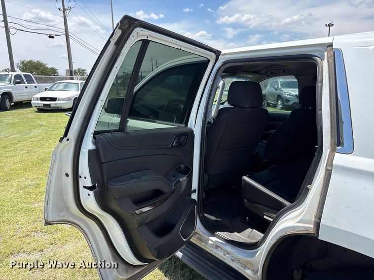 image for item EU5642 2017 Chevrolet Tahoe Police SUV