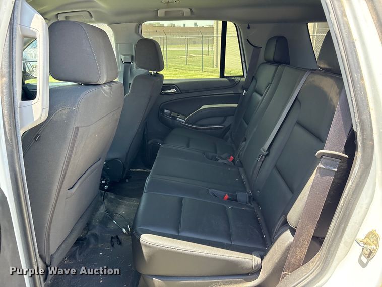 image for item EU5642 2017 Chevrolet Tahoe Police SUV