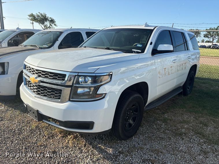 image for item EU5648 2016 Chevrolet Tahoe Police SUV