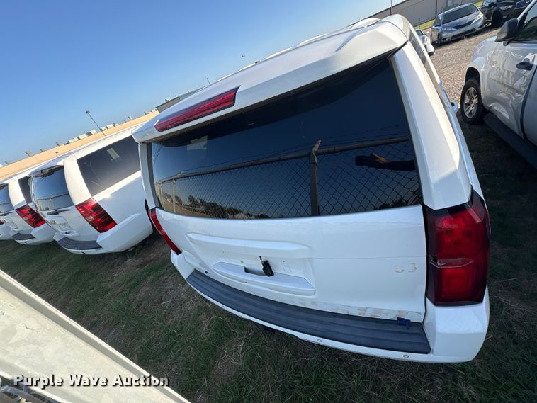 image for item EU5648 2016 Chevrolet Tahoe Police SUV