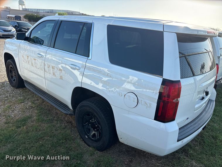 image for item EU5648 2016 Chevrolet Tahoe Police SUV