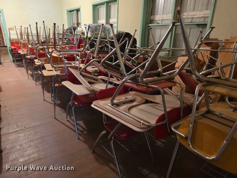 Approximately 80 desks