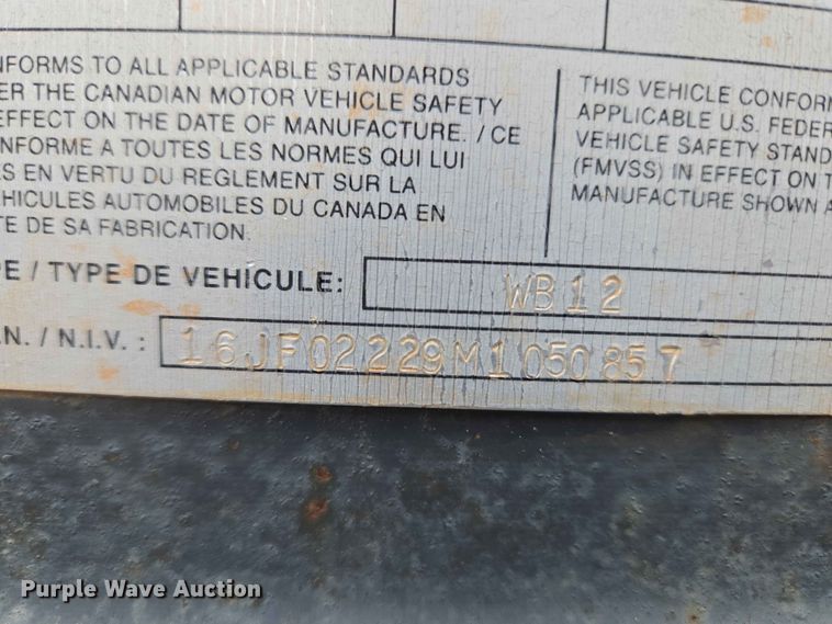 image for item EW0275 2021 Belshe WB12 equipment trailer