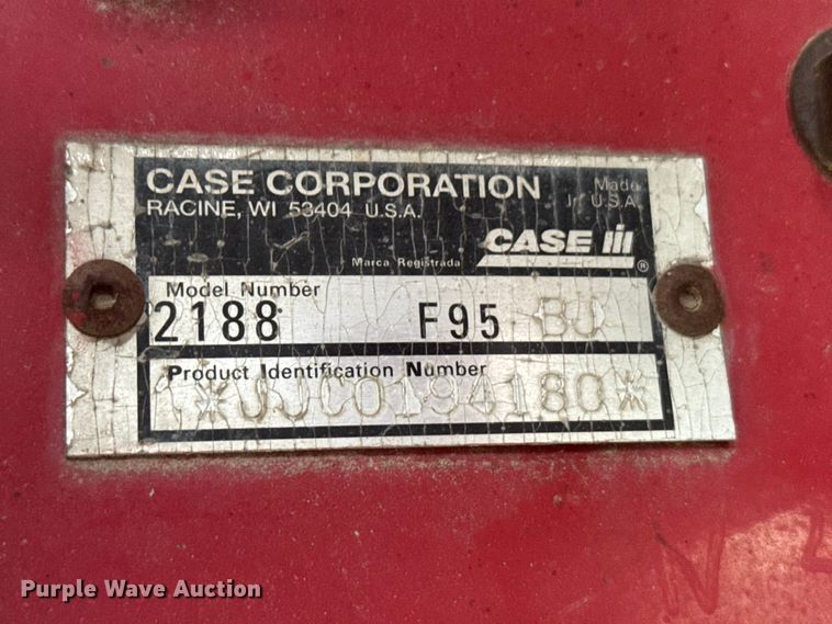 image for item EW4756 1997 Case IH 2188 combine