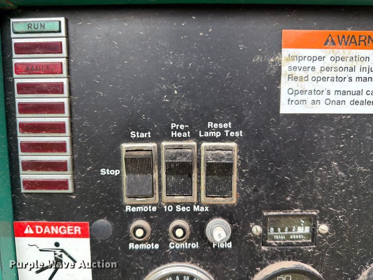 image for item EW4787 Onan 25.0 GenSet generator