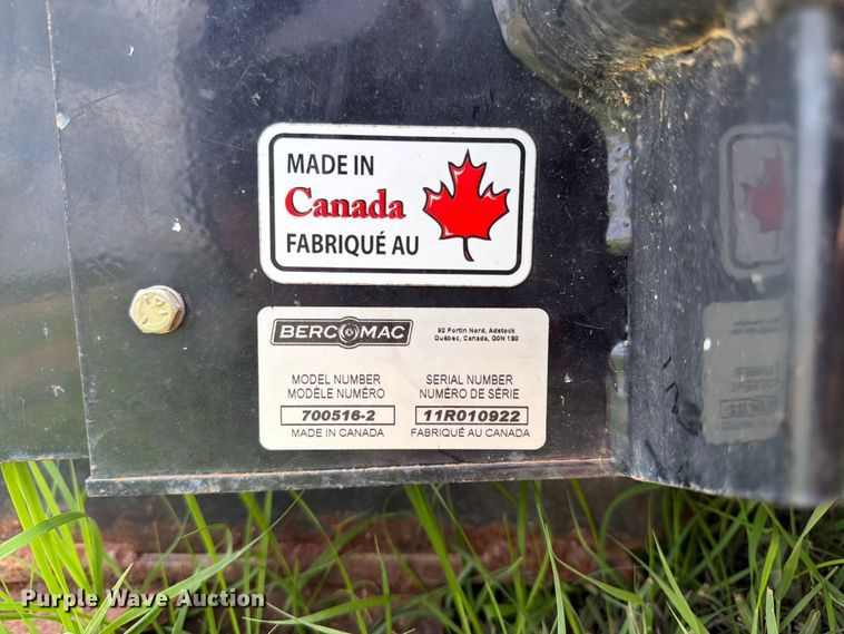 image for item EW4798 Berc 700516-2 skid steer broom