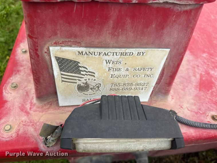 image for item EW4822 Weis Fire and Safety brush fire skid