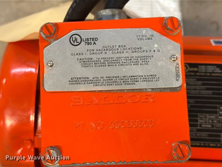 image for item EX5495 Baldor Electric Co. electric motor