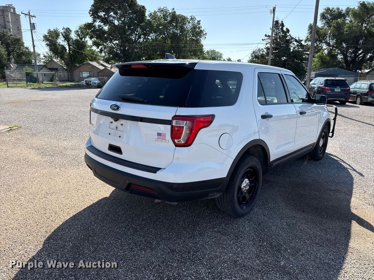 image for item FB6741 2018 Ford Explorer Police SUV