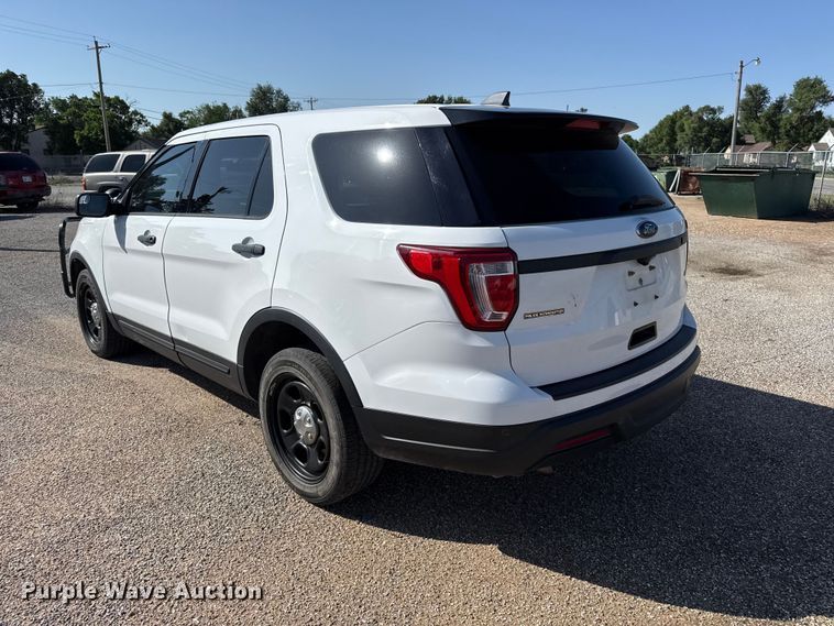image for item FB6741 2018 Ford Explorer Police SUV