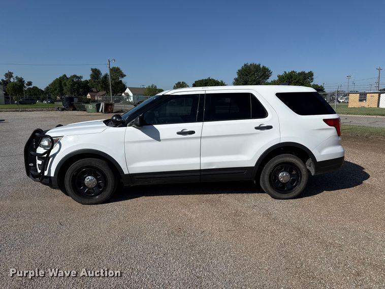 image for item FB6741 2018 Ford Explorer Police SUV